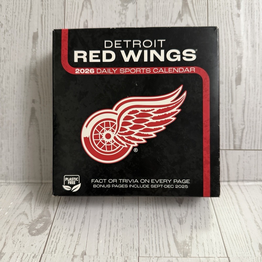 Turner Licensing, ‎ NHL Detroit Red Wings 2026 Daily Desk Calendar Official